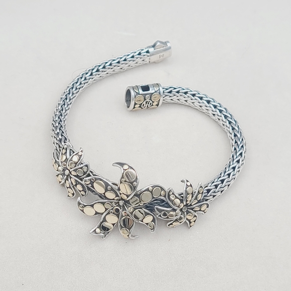John Hardy Dot Ayu Frangipani Flower Bracelet With Gold - Picture 11 of 16